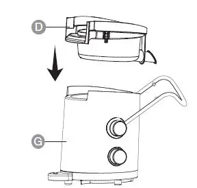 amazon-basics-B07PJ6XLLF-600-W-Juicer-2