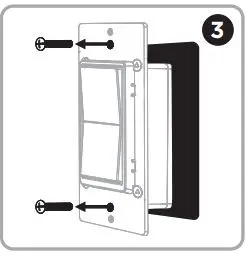 Ultra Pro ZW3010 In-Wall Smart Dimmer User Manual - Remove the switch mounting screws