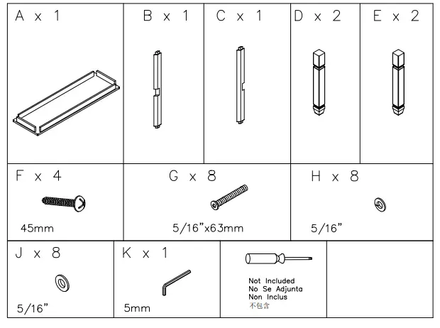 ASHLEY D736-00 Tyler Creek Upholstered Bench - 1