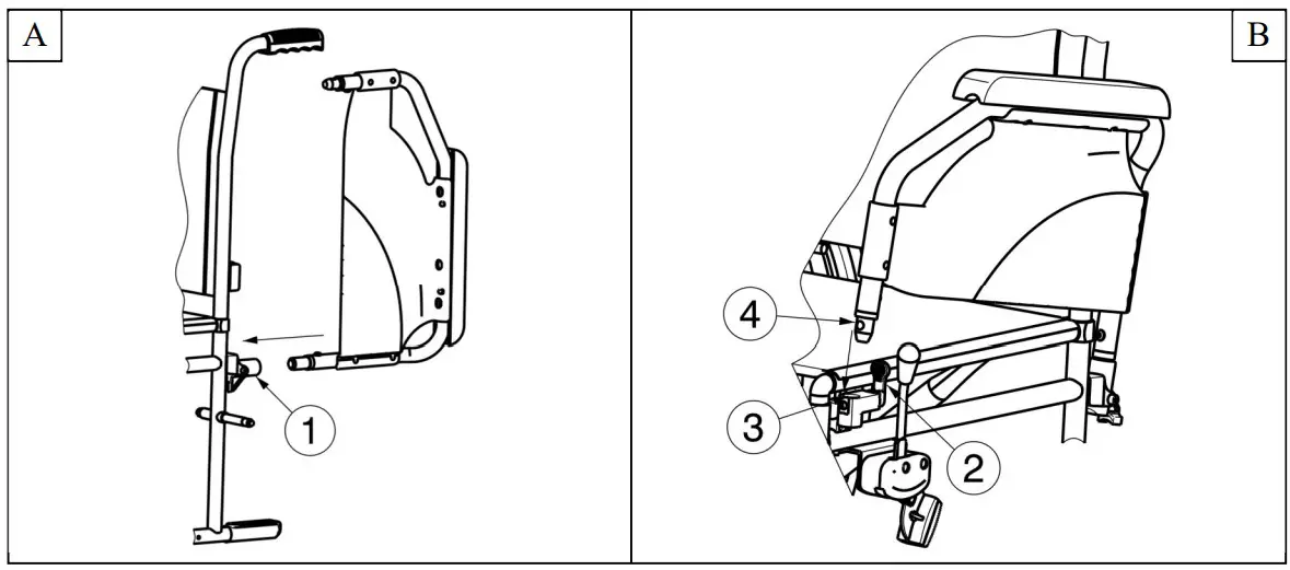 VERMEIREN 708D Steel Wheelchair - Figure 8