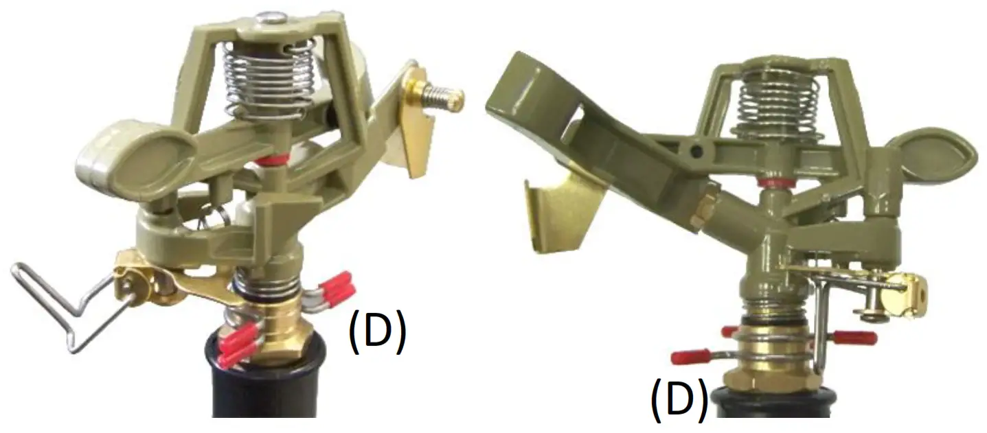 westfalia 81 70 33 Tripod Impulse Sprinkler - Figure 1