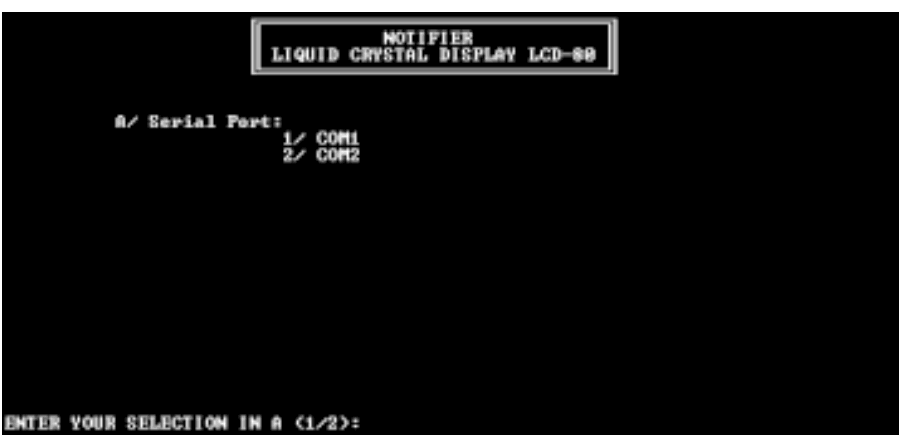 NOTIFIER PK-LCD-80 Programmable Fire Alarm Control Panels - Com Port