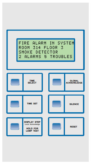 NOTIFIER PK-LCD-80 Programmable Fire Alarm Control Panels
