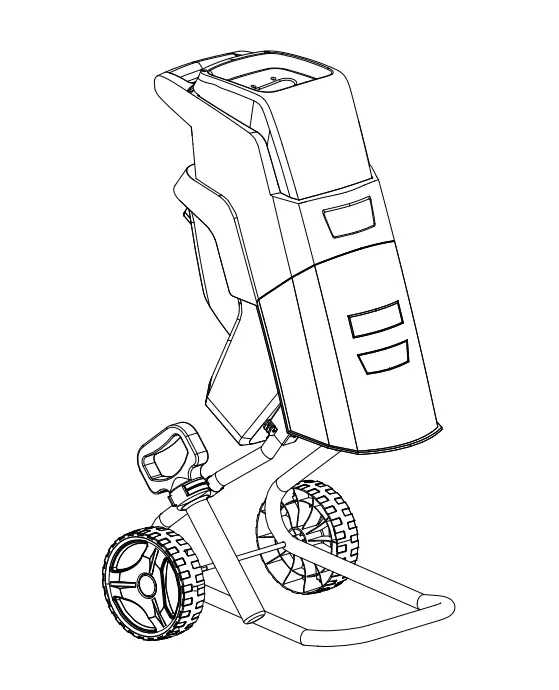 SENIX SDE15-L 120v Electric Wood Chipper and Shredder