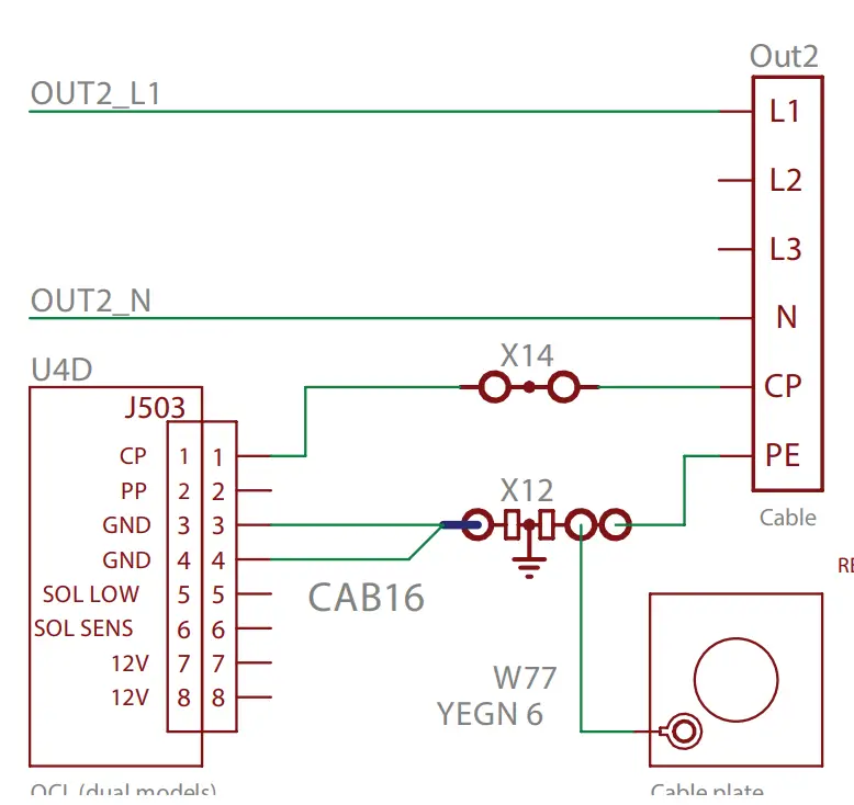 1PH CABLE (SECOND OUTPUT)