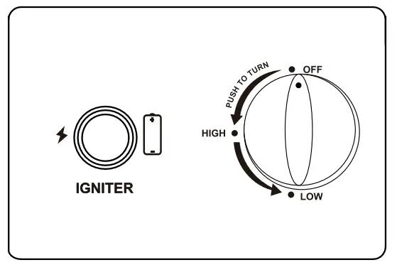 Enjoy AJ1188 Fire Pit Table - Operation
