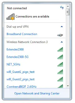 COMTREND WAP-5903 AC1200 Dual Band WiFi-Setup