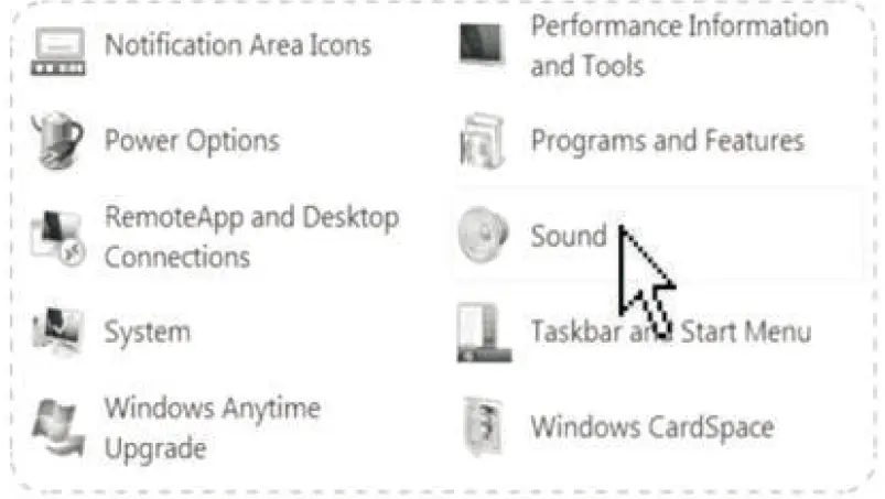 accessing windows control panel 1