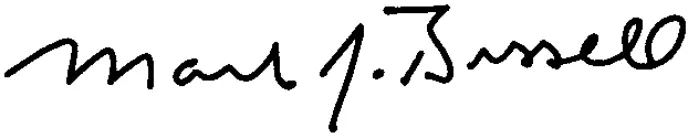 Mark J. Bissell Signature