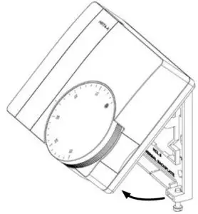 SECURE HRT4 A Electronic Room Thermostat with Load - I wall plate