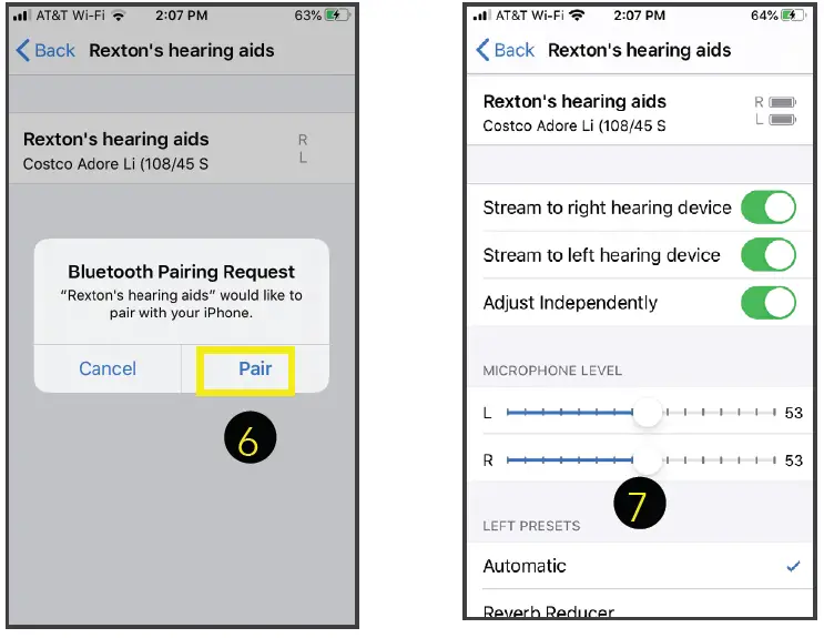 PAIRING HEARING AIDS TO IPHONE 2