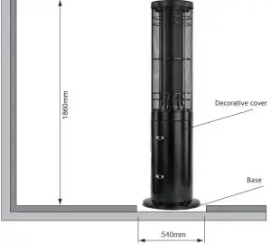 FIG 2 Minimum Clearance from Combustibles