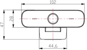 VLCAM75 - Dimension 1