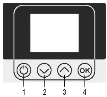 ELDOM RH01F Electric Convector Heater Instruction Manual - Button