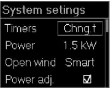ELDOM RH01F Electric Convector Heater Instruction Manual - Child lock