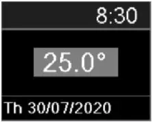 ELDOM RH01F Electric Convector Heater Instruction Manual - Setting specific temperature
