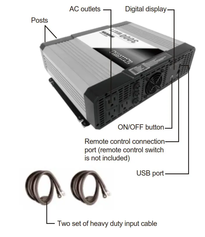Traveller 3000 Watt Power Inverte 1