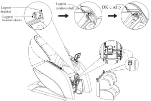 SHANGHAI RONGTAI HEALTH TECHNOLOGY GLS540 Deluxe Multi-function Massage Chair - External Structure 12