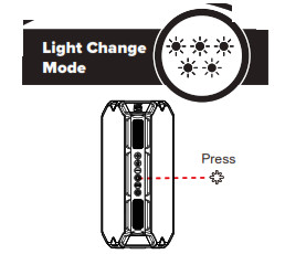 ALTEC IMW1500 HydraShock Everythingproof Wireless Speaker- Light Change