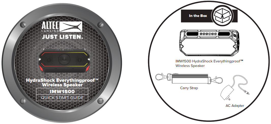 ALTEC IMW1500 HydraShock Everythingproof Wireless