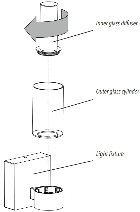 artika VAN1-RT Essence 1 LED Vanity Light - Fig. 4