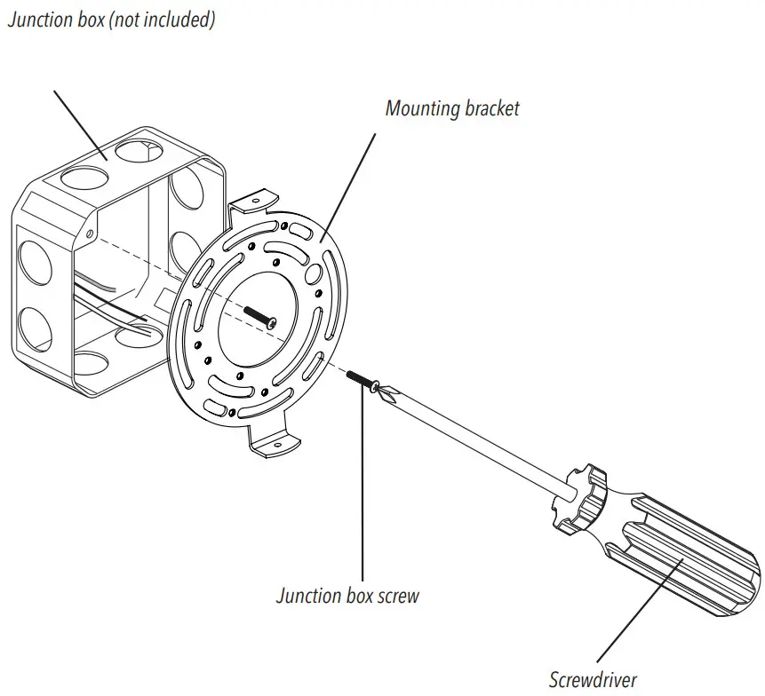 artika VAN1-RT Essence 1 LED Vanity Light - INSTALLATION