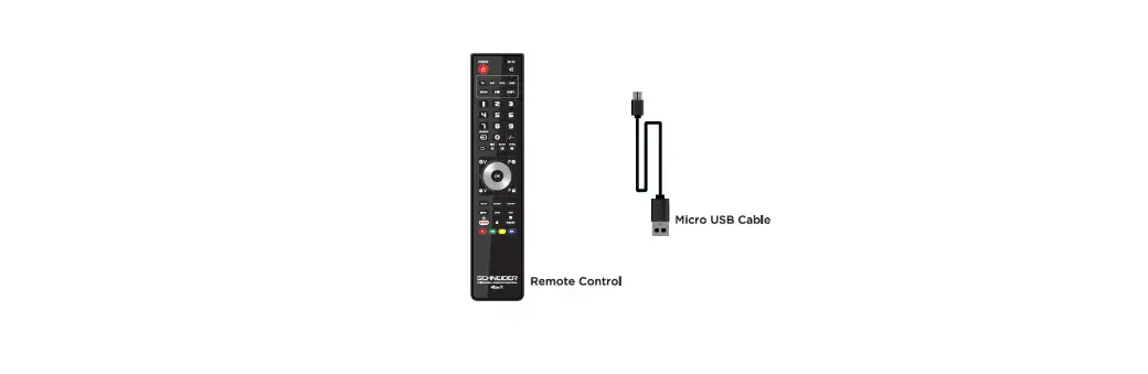 Schneider Remote Control And Micro Usb Cable User Guide