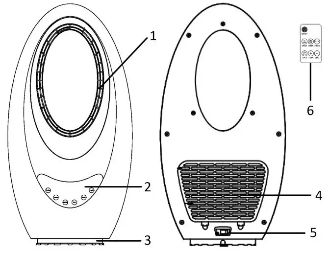 emerio FH-124273.1 Fan Heater fig1