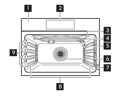 IKEA 904.168.15 KULINARISK Microwave Combi with Forced Air fig 1