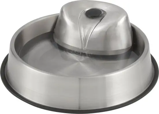 frisco 316358 Stainless Steel Round Dog and Cat Fountain 1 Gallon