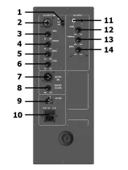 qtx QX12A Active Speaker Cabinets fig 1