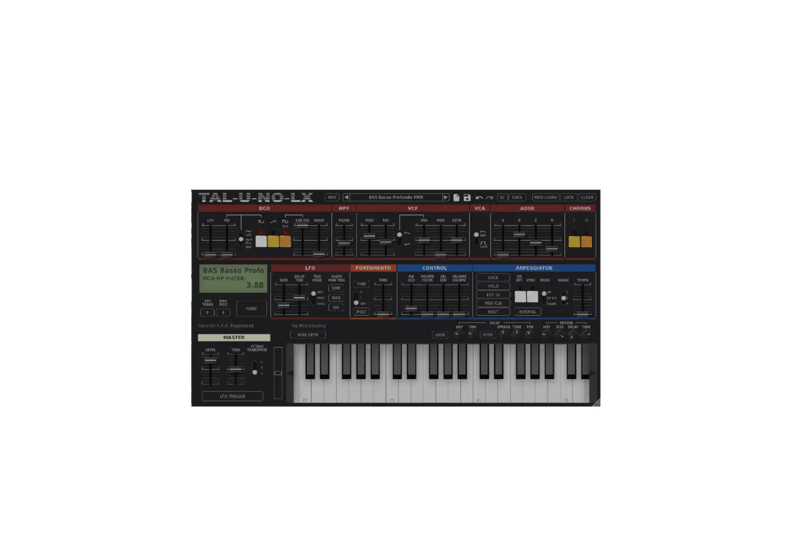 Tal-u-no-lx Synthesizer User Manual Tal-u-no-lx Synthesizer User Manual