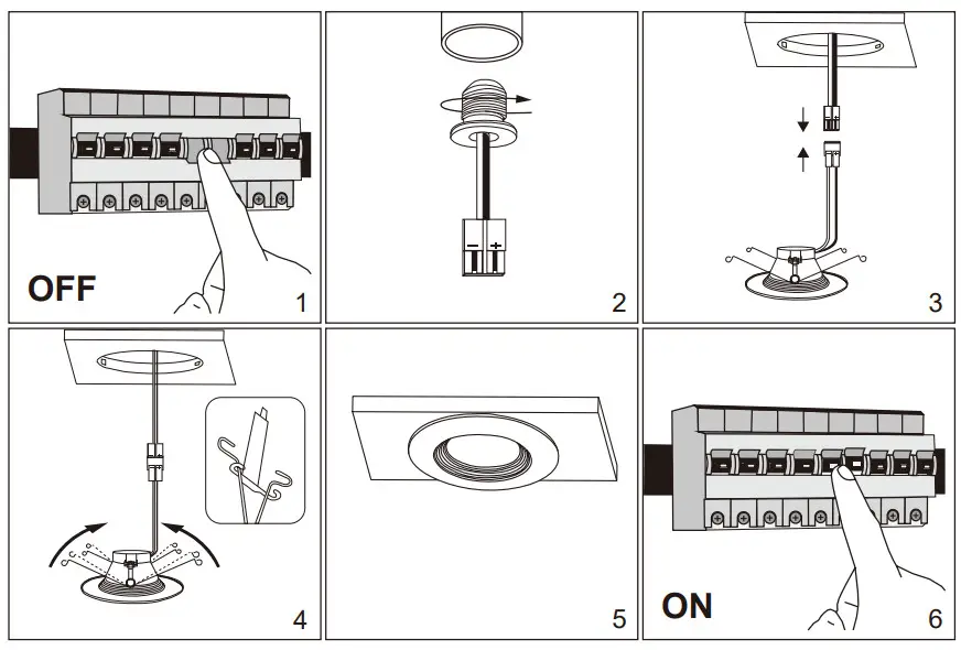 GRACE GRSDL05XX 13 Smart Down Light UMNAK Multicolor and Tunable - Installation