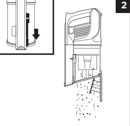 Shark IZ201UK Series Anti Hair Wrap & DuoClean Cordless Vacuum - EMPTYING THE DUST CUP 2