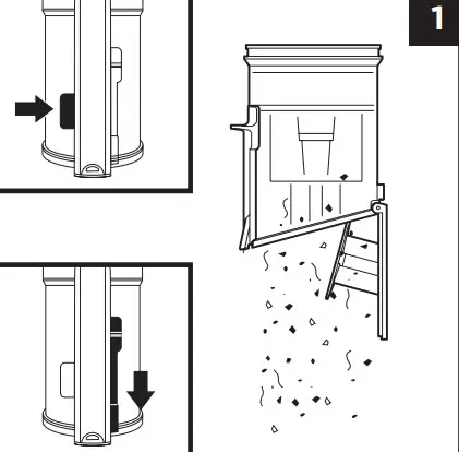 Shark IZ201UK Series Anti Hair Wrap & DuoClean Cordless Vacuum - REMOVING 1
