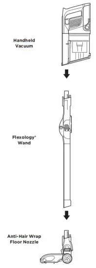 Shark IZ201UK Series Anti Hair Wrap & DuoClean Cordless Vacuum - VACUUM CLEANER