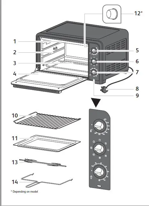 Tefal-OF445840-Optimo-19L-Oven-FIG 1