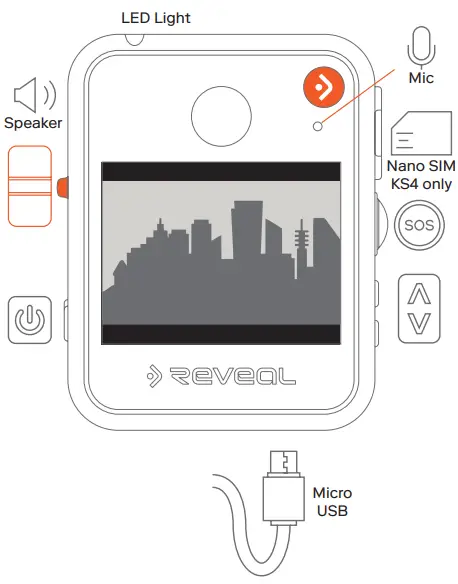 Reveal KS Series Body Camera - Basic Functions