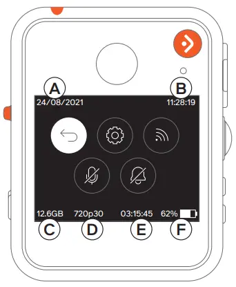 Reveal KS Series Body Camera - Menu Navigation