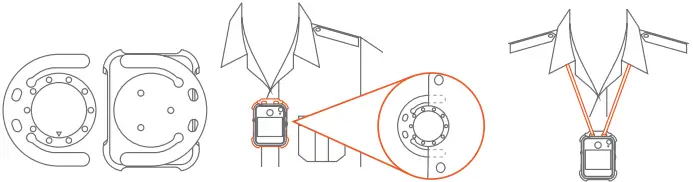 Reveal KS Series Body Camera - Mounting