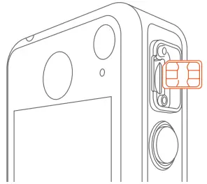 Reveal KS Series Body Camera - SIM Card Insertion