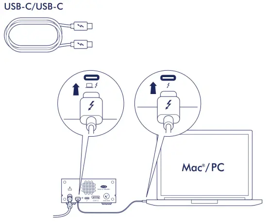 LACIE 1big DOCK Professional Desktop Storage Docking Station - Connect to computer