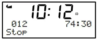 PURE Chronos CD Series 2 Digital and FM Clock Radio - Playing 3