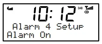 PURE Chronos CD Series 2 Digital and FM Clock Radio - Setting an alarm