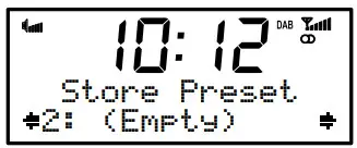 PURE Chronos CD Series 2 Digital and FM Clock Radio - Using Presets 2