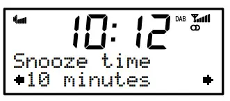 PURE Chronos CD Series 2 Digital and FM Clock Radio - alarm snooze time