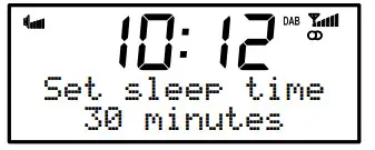 PURE Chronos CD Series 2 Digital and FM Clock Radio - sleep timer