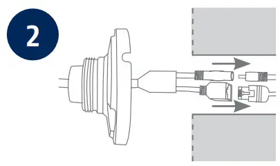 ABUS PPIC44520 WiFi Outdoor Camera - cable routing 2