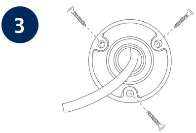 ABUS PPIC44520 WiFi Outdoor Camera - cable routing 3