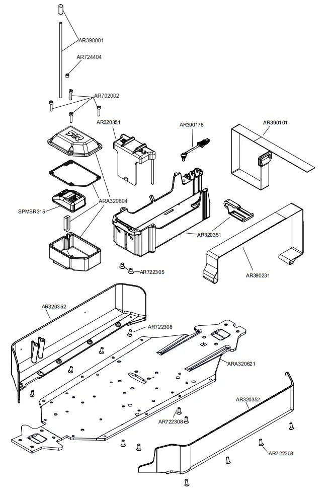 HORIZON HOBBY 9780505 Speed Monster Truck - fig 12